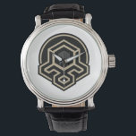 3D Symmetrical Advanced Art Men's Leather Strap Watch<br><div class="desc">3D Symmetrical Advanced Art Men's Vintage Black Leather Strap Watch – Timeless Hypnotic Elegance Command attention with precision with our 3D Symmetrical Advanced Art Men's Vintage Watch, where cutting-edge optical art meets classic horology. This statement timepiece features a mesmerizing symmetrical display encased in premium vintage-inspired leather for men who appreciate...</div>