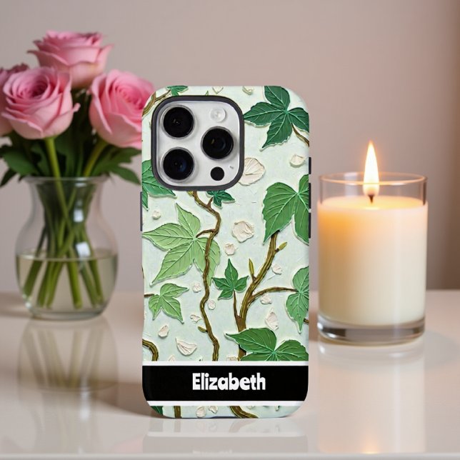 3D Textured Impasto Floral Bloom Smartphone Case-Mate iPhone Case (Creator Uploaded)