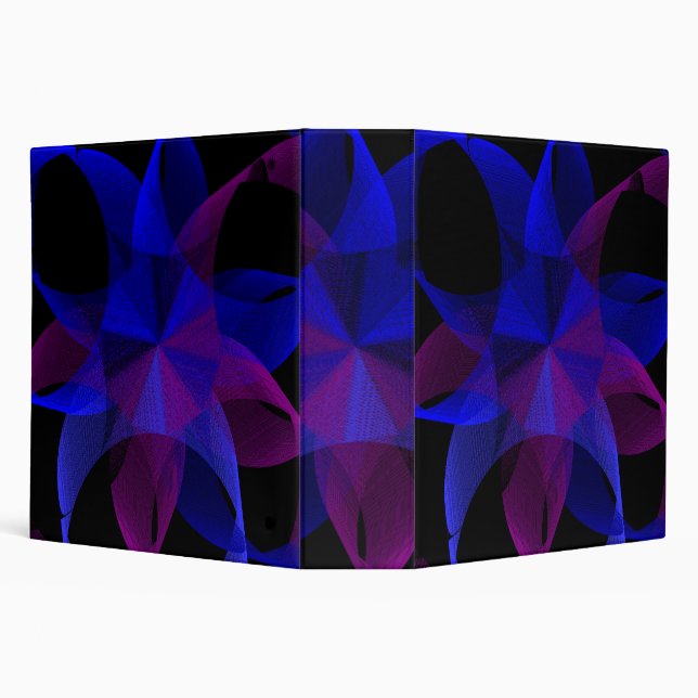 3D To 2D Cylinder Ring Geometric Binder (Background)