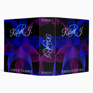 3D To 2D Cylinder Ring Geometric Virtue Binder