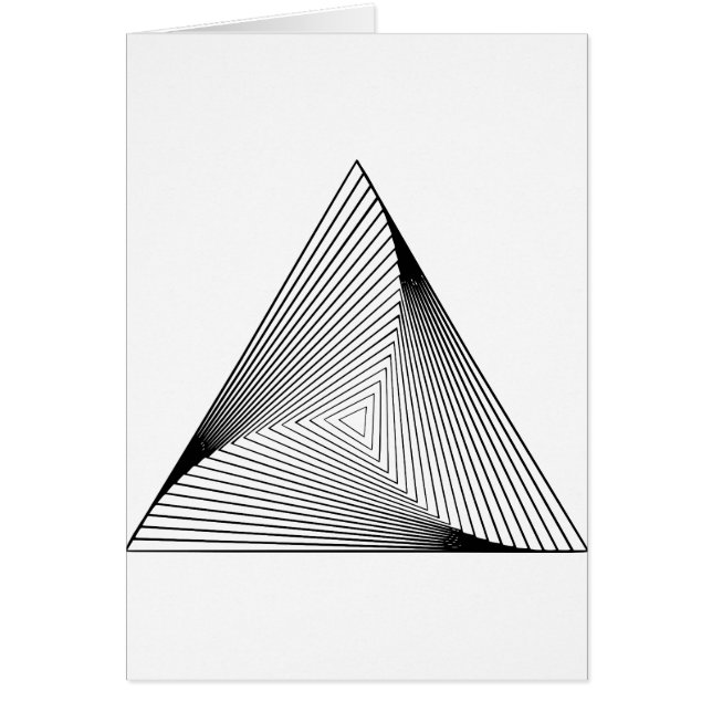 3d Triangle Optical Illusion (Front)