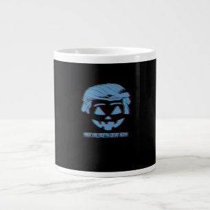 3D Trumpkin Make Halloween Great Again Large Coffee Mug