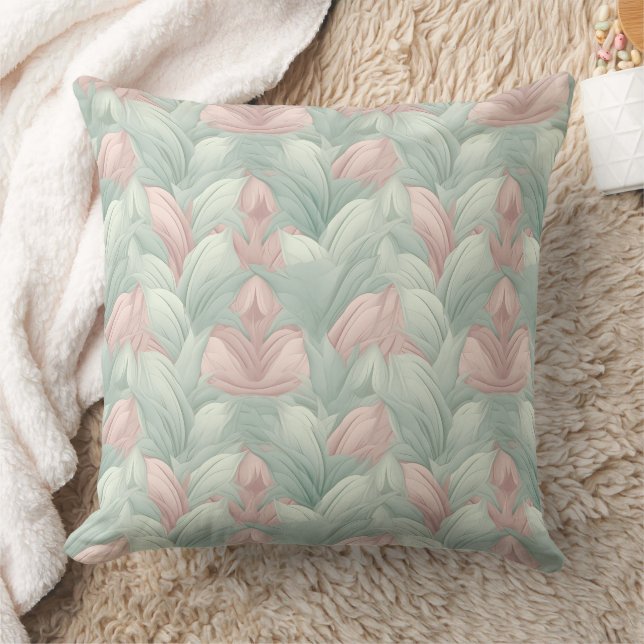 3d tulips  throw pillow (Blanket)