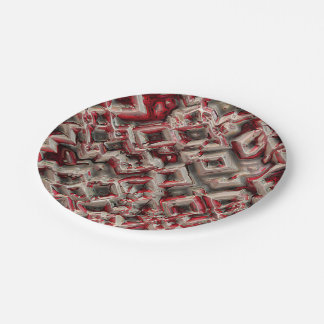 3d twist 03 paper plate