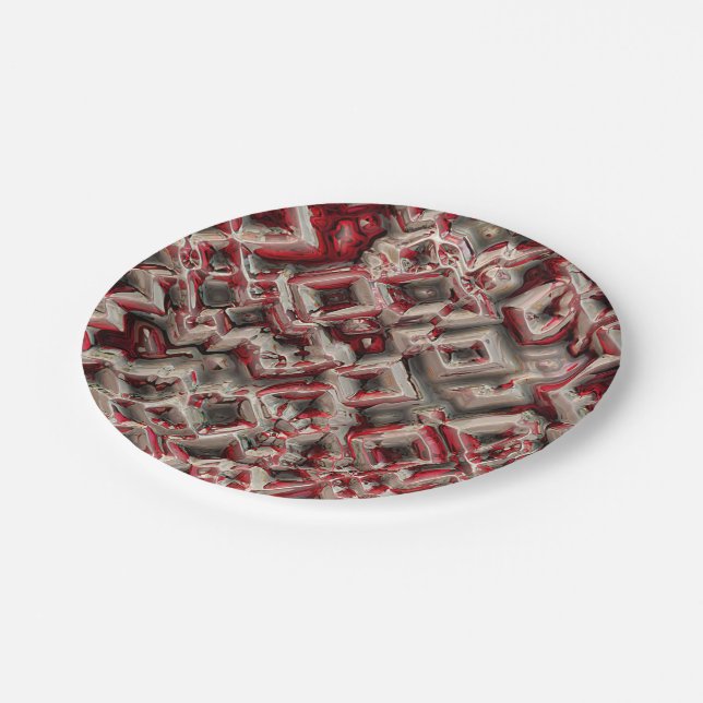 3d twist 03 paper plate (Angled)