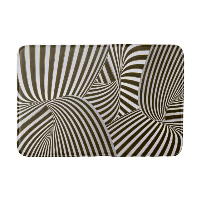 3D Twists Bath Mats (Front)