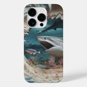 3D Underwater Shark Case-Mate iPhone 14 Pro Case