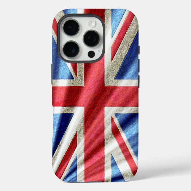 3D Union Flag/Jack Design Case-Mate iPhone Case (Back)