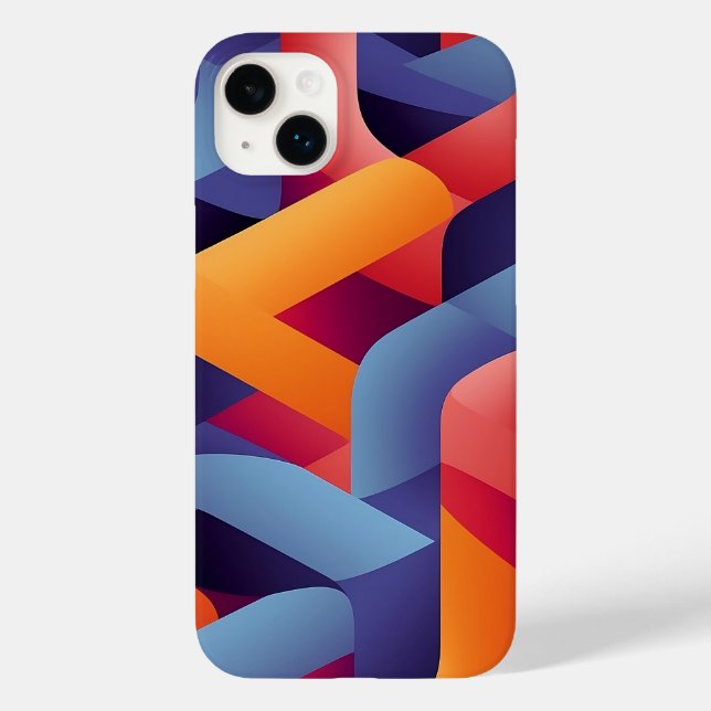 3D Vibrant Geometric Pattern 2  Case-Mate iPhone Case (Back)