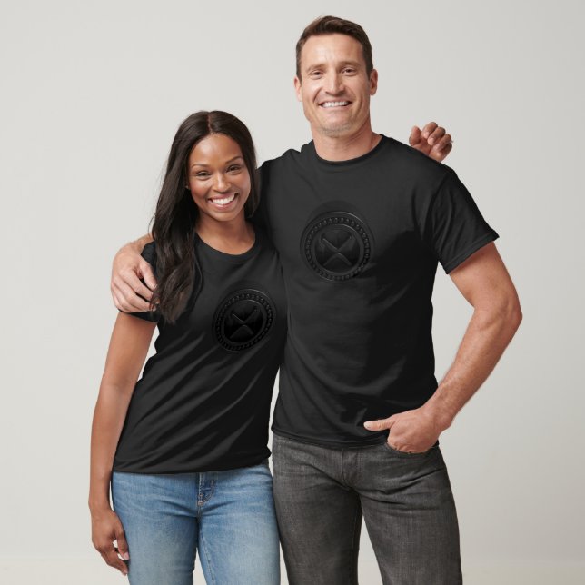 3D XRP - Matte-Black Design T-Shirt (Unisex)
