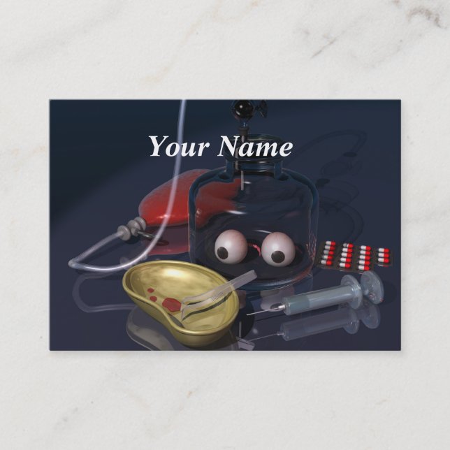 3DCG japanese horror Business Card (Front)