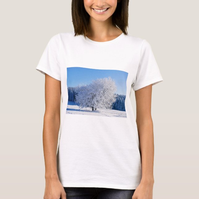 3dRose, Canada, Manitoba, Grande Pointe. Fog and R T-Shirt (Front)