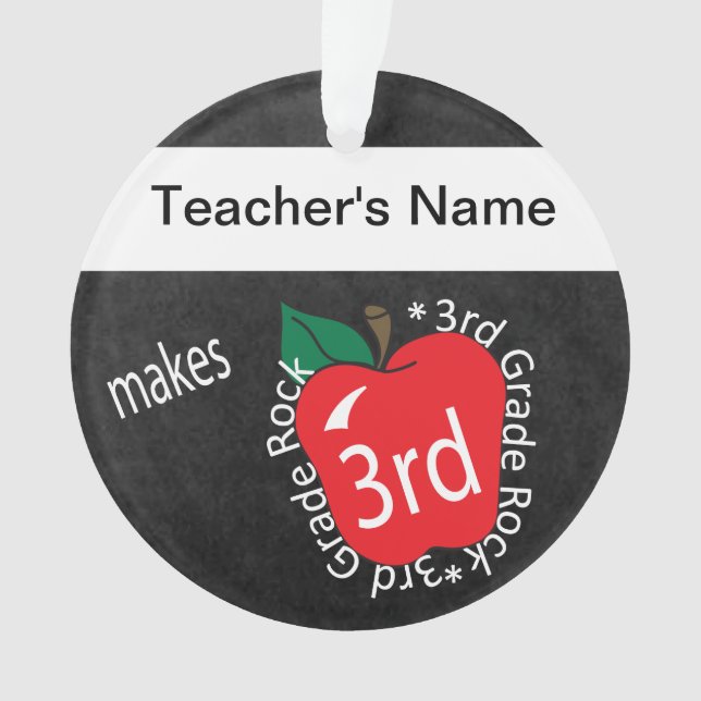🍎 3e année Enseignants Rock | Tableau (devant)