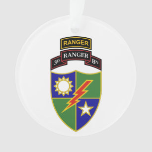 3e Bataillon - 75e Ranger avec ornement de cabine