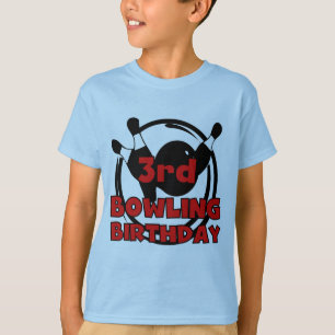 3e Bowling Anniversaire Tshirts et cadeaux