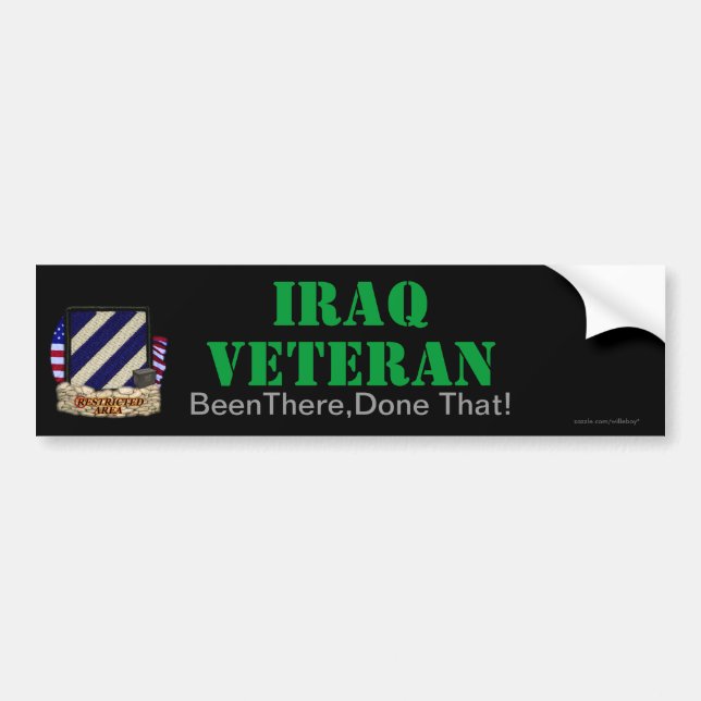 3e division d'infanterie sticker pare-chocs pour l (Devant)