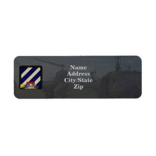 3e division d'infanterie vietnam timbre étiquette