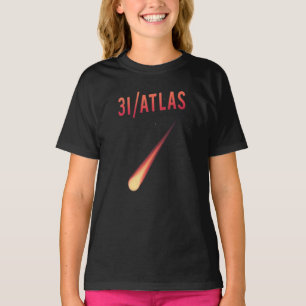 3I/ATLAS Comet Retro Space Art T-Shirt