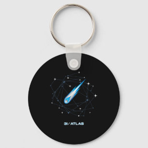 3i Atlas Interstellar Comet 2025 Space Astronomy  Keychain