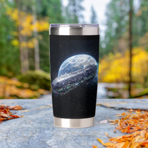 3I Atlas Spaceship Earth Orbit Galactic Insulated Tumbler