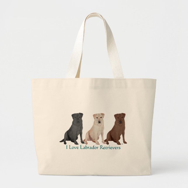 3Labs Large Tote Bag (Front)