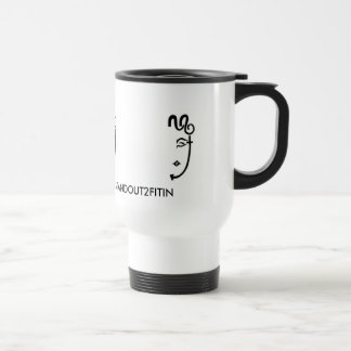 3LOGO et TASSE de BLANC de SLOGAN.