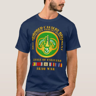 3rd ACR w Iraq Svc Fallujah V1 T-Shirt