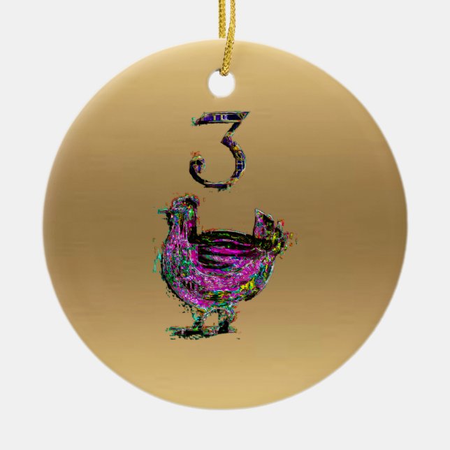 3rd and 4th day xmas decoration (Front)