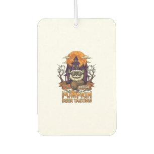 3rd Annual Pumpkin Beer Tasting Halloween Haunted  Air Freshener