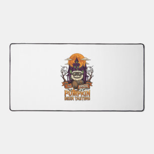 3rd Annual Pumpkin Beer Tasting Halloween Haunted Desk Mat