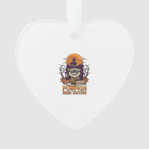 3rd Annual Pumpkin Beer Tasting Halloween Haunted  Ornament
