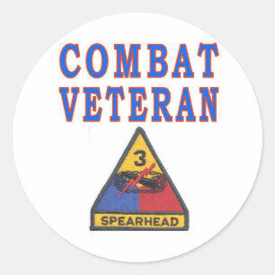 3rd ARMORED DIVISION Classic Round Sticker