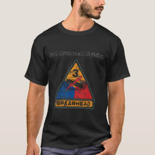 3rd Armored Division - Distress Color Spearhead de T-Shirt