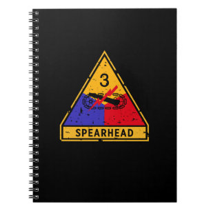 3rd Armored Division - US Military "Grunge" Notebook