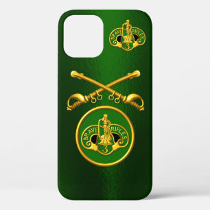 3rd Armoured Cavalry Crossed Sabres Customized iPhone 12 Case