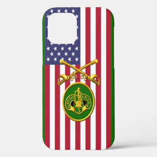 3rd Armoured Cavalry Crossed Sabres USA Flag iPhone 12 Case