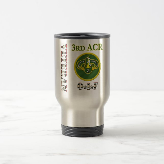 3rd Armoured Cavalry OIF Veteran Travel Mug (Center)