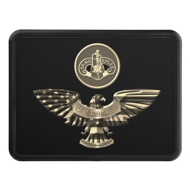 3rd Armoured Cavalry Regiment Eagle Hitch Cover (Front)