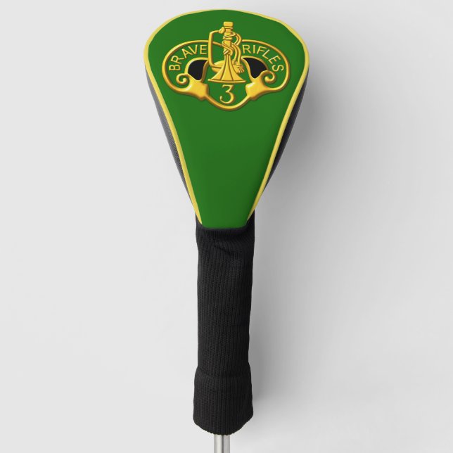 3rd Armoured Cavalry Regiment  Golf Head Cover (Front)