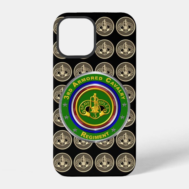 3rd Armoured Cavalry Regiment  iPhone Case (Back)
