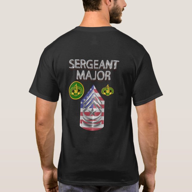 3rd Armoured Cavalry Regiment Sergeant Major “SGM” T-Shirt (Back)