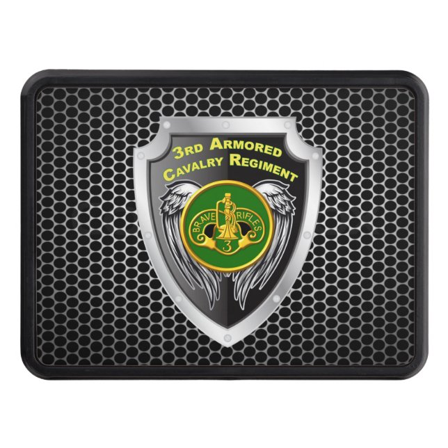 3rd Armoured Cavalry Regiment Shield Hitch Cover (Front)