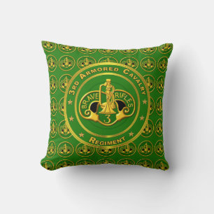 3rd Armoured Cavalry Regiment Throw Pillow