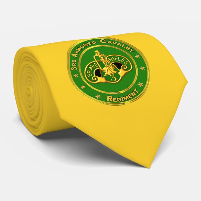 3rd Armoured Cavalry  Regiment Tie (Rolled)