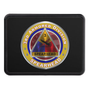 3rd Armoured Division “Spearhead” Trailer Hitch Cover