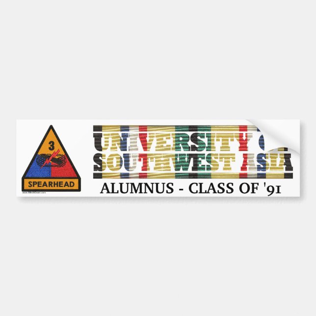 3rd Armoured Division U of Southwest Asia Sticker (Front)