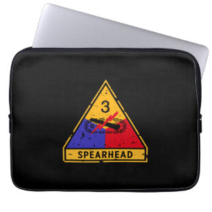 3rd Armoured Division - US Military "Grunge" Laptop Sleeve