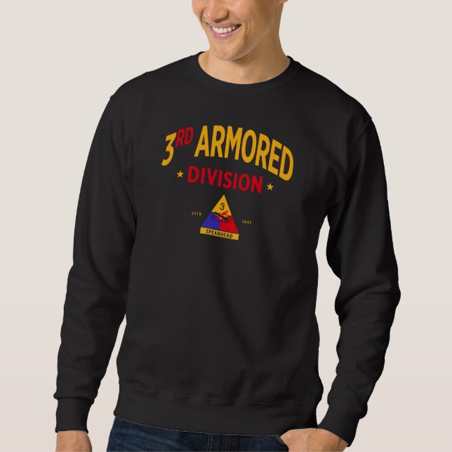 3rd Armoured Division - US Military Sweatshirt (Front)