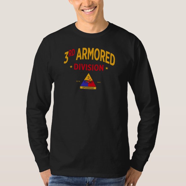 3rd Armoured Division - US Military T-Shirt (Front)