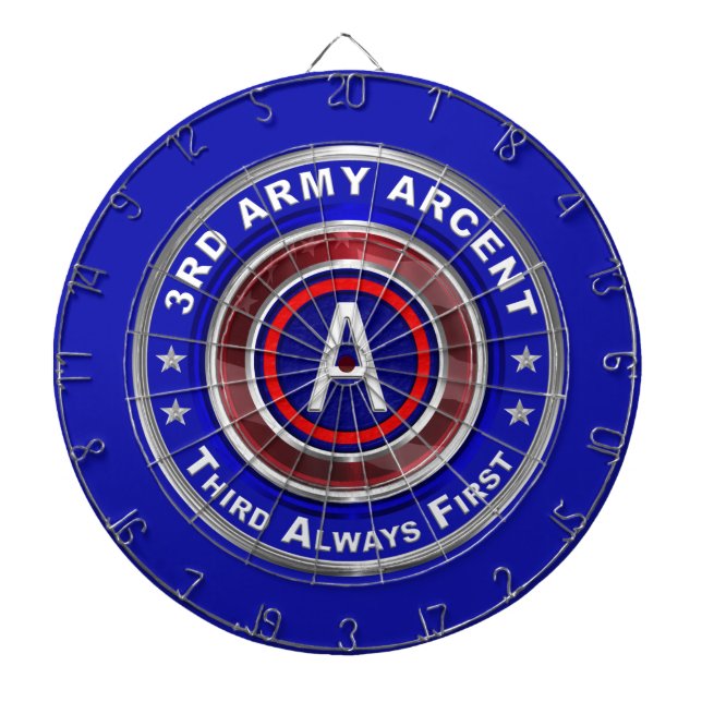 3rd Army ARCENT  Dartboard (Front)